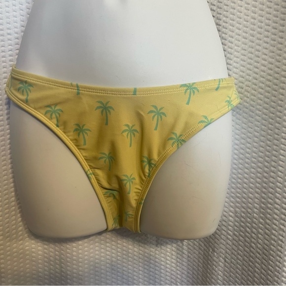 Stoney Clover Palm Tree Print Bikini Size Small - Picture 2 of 8